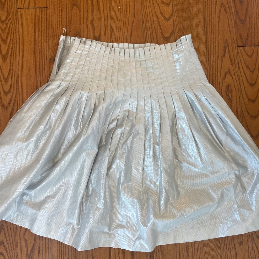 Moschino Cheap and Chic Silver Skirt